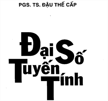 Tài liệu học môn Giải Tích 1 và môn Đại Số Tuyến Tính