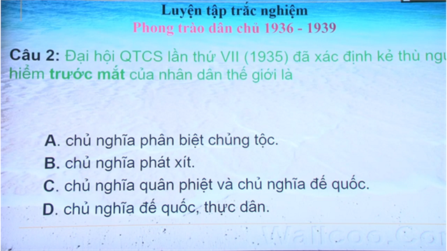 Sử 12 | BÀI TẬP TRẮC NGHIỆM về PHONG TRÀO DÂN CHỦ (1936 - 1939)