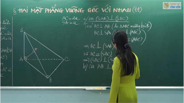 Toán 11 | Mặt phẳng vuông góc với mặt phẳng (phần 2)