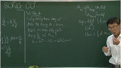 VẬT LÝ 12 - SÓNG CƠ (TIẾP THEO)