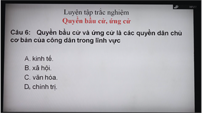 GDCD 12 | BÀI TẬP TRẮC NGHIỆM VỀ QUYỀN BẦU CỬ, ỨNG CỬ