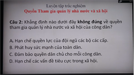 GDCD 12 | QUYỀN THAM GIA QUẢN LÝ NHÀ NƯỚC