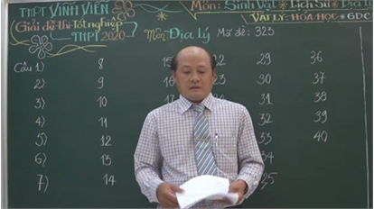 GỢI Ý GIẢI ĐỀ THI MÔN ĐỊA LÝ THPT 2020 - MÃ ĐỀ 323