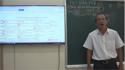 GỢI Ý GIẢI ĐỀ THI MÔN SINH HỌC THPT NĂM 2020 - MÃ ĐỀ 201