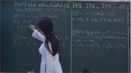 GIẢI ĐỀ THI MÔN TOÁN - Kì thi TN THPT NĂM 2020 - ĐỢT 2 (CÂU 31-43)