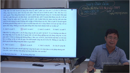 GIẢI ĐỀ THI MÔN GDCD - Kì thi TN THPT NĂM 2020 - ĐỢT 2