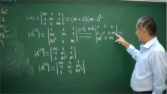 TOÁN ĐẠI HỌC | HỆ PHƯƠNG TRÌNH TUYẾN TÍNH ( TIẾT 7 )