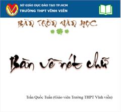 Bàn về nét chữ...