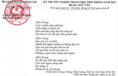 GỢI Ý GIẢI ĐỀ THI MINH HOẠ KỲ THI THPT NĂM 2021 Môn thi: NGỮ VĂN