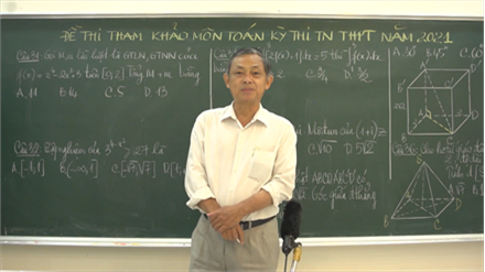 Hướng dẫn chi tiết 20 câu cuối (31-50) ĐỀ MH ĐỀ THI THPT 2021 MÔN TOÁN