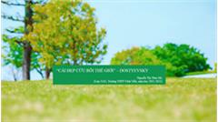 “CÁI ĐẸP CỨU RỖI THẾ GIỚI” – DOSTYEVSKY