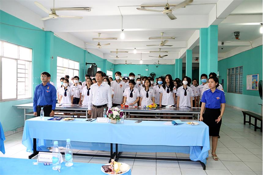 Ngày 09/11/2022, Trường THPT Vĩnh Viễn tổ chức Đại hội Chi đoàn
