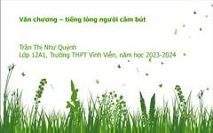 Văn chương – tiếng lòng người cầm bút