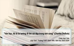 Văn học, đó là tư tưởng đi tìm cái đẹp trong ánh sáng