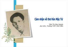 Cảm nhận về thơ Hàn Mặc Tử