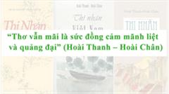 Thơ vẫn mãi là sức đồng cảm mãnh liệt và quảng đại