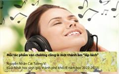 Mỗi tác phẩm văn chương cũng là một thanh âm “lấp lánh”