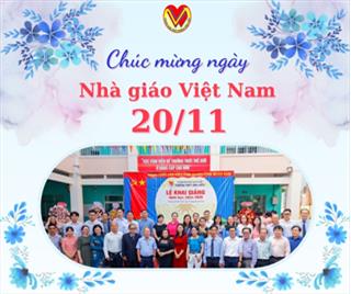 Trường THPT Vĩnh Viễn chúc mừng ngày nhà giáo Việt Nam 20/11