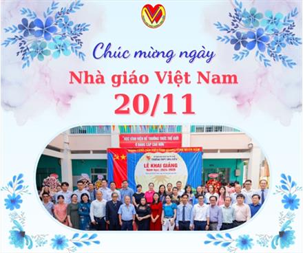 Trường THPT Vĩnh Viễn chúc mừng ngày nhà giáo Việt Nam 20/11