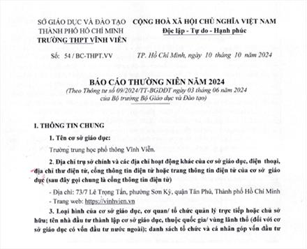 Báo cáo thường niên năm 2024