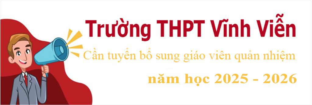 Thông báo tuyển Giáo viên quản nhiệm cho năm học 2025-2026