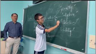 Trường THPT Vĩnh Viễn thực hiện dạy toán bằng tiếng Anh cho học sinh khối 10