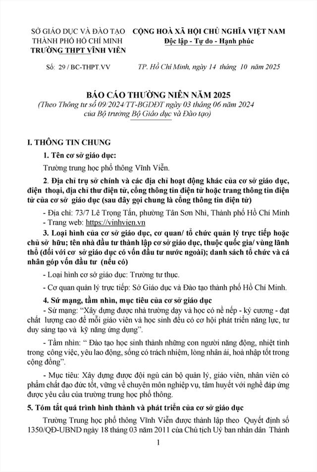 Báo cáo thường niên năm 2025
