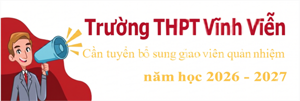 Thông báo tuyển Giáo viên quản nhiệm cho năm học 2026-2027